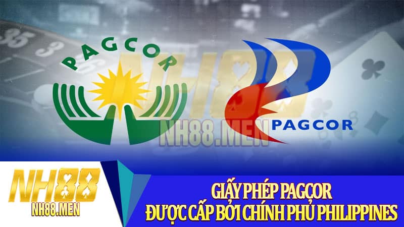 Giấy phép PAGCOR được cấp bởi chính phủ Philippines 
